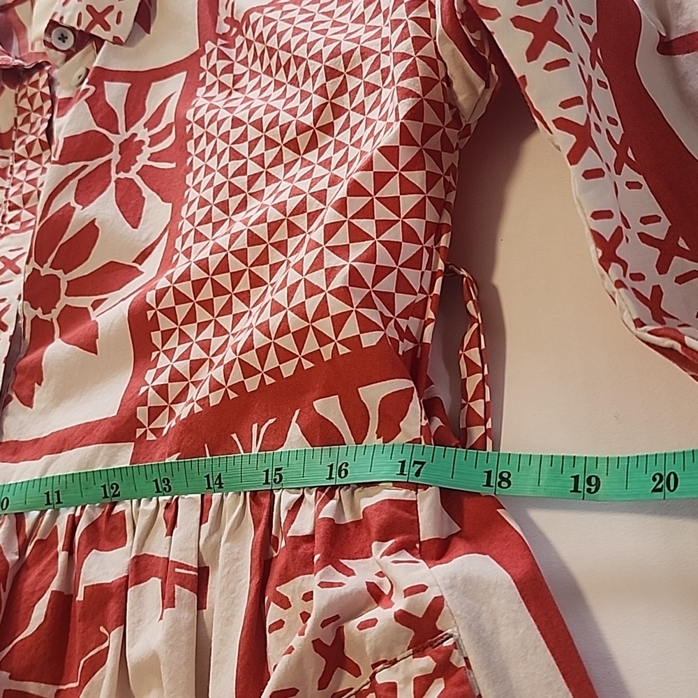 Anthropologie Maeve Printmaker Poplin Dress XS - Picture 10 of 13